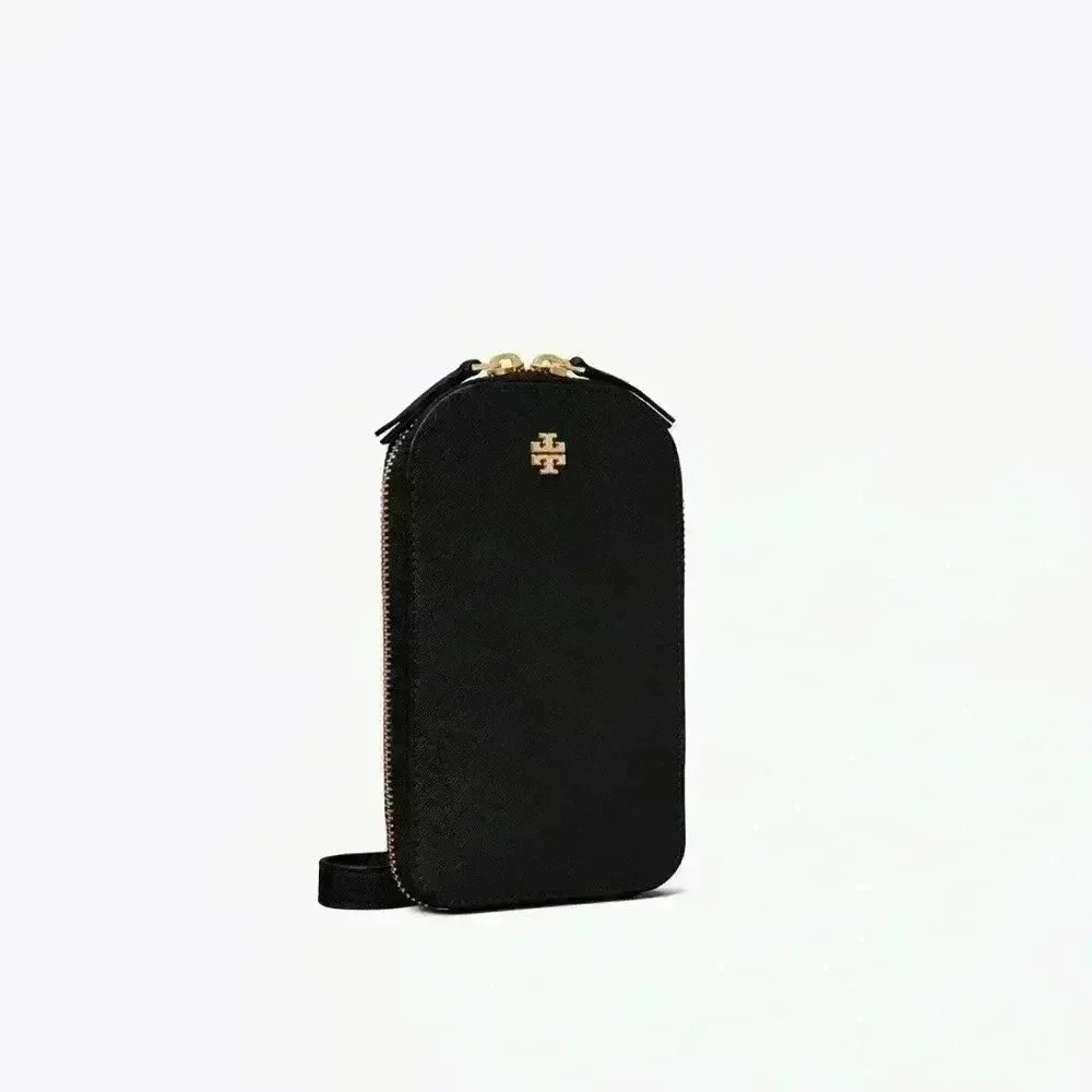 Tory Burch Emerson Phone Crossbody, Black